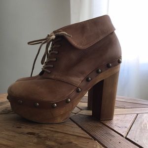 Rare Jeffery Campbell Woodies platforms